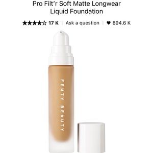 π Fenty Pro Filtβr Soft Matte Longwear Liquid Foundation